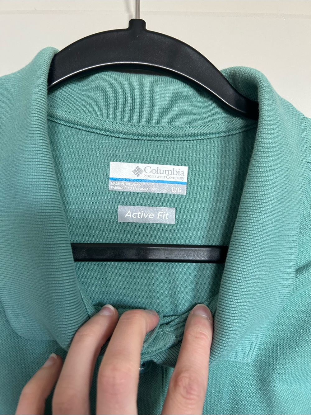 Columbia Men's Polo Shirt in Seafoam - Picture 3 of 6